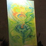 13concert-live painting-video loop- a Liba photo